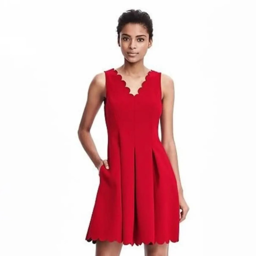 Gorgeous red banana republic dress